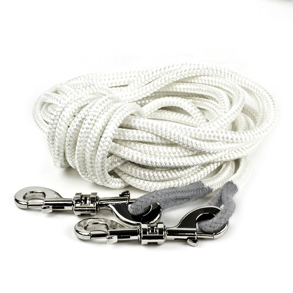 Reformer Ropes - White, Retractable Rope System