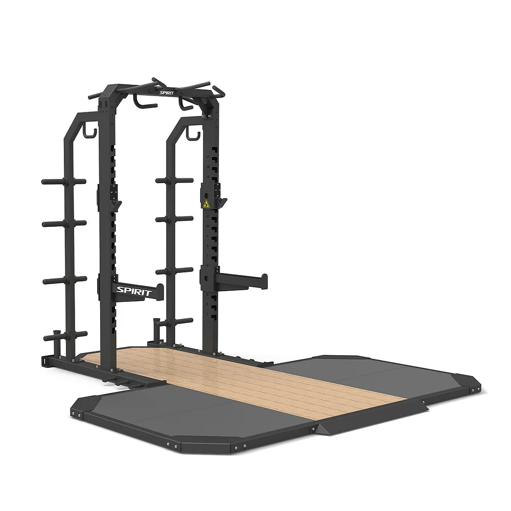 Spirit Fitness Half Power Rack with Platform