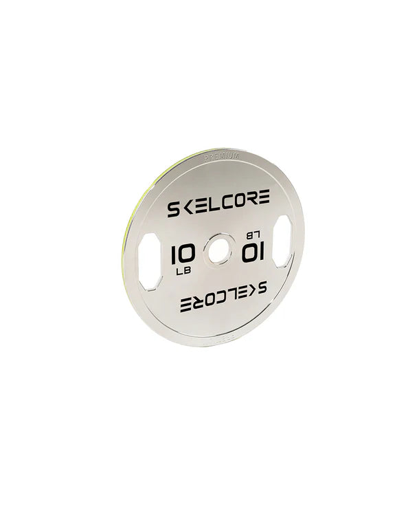 Skelcore 20kg Chrome Steel Powerlifting Weight Plate