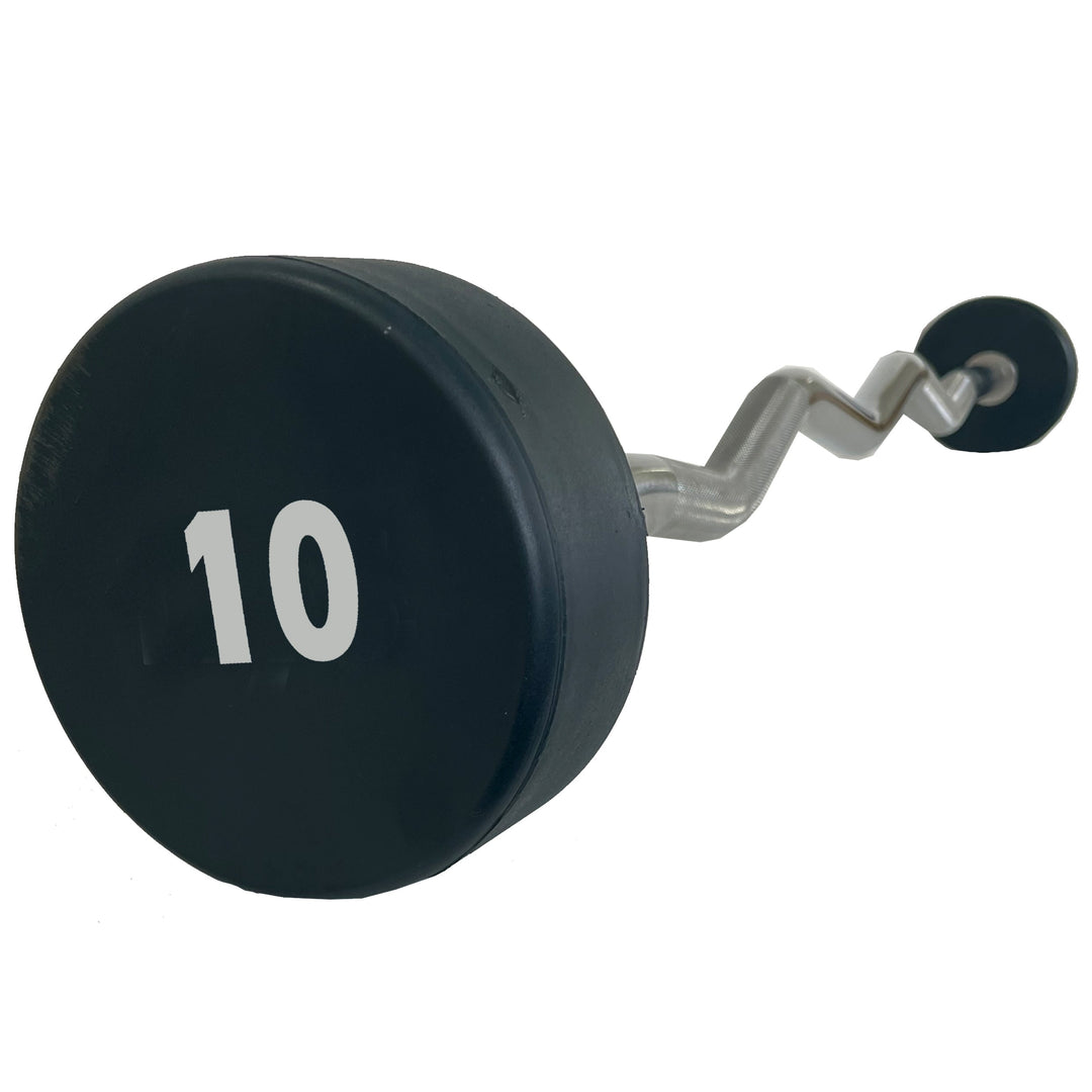 10kg Urethane EZ Curl Barbell