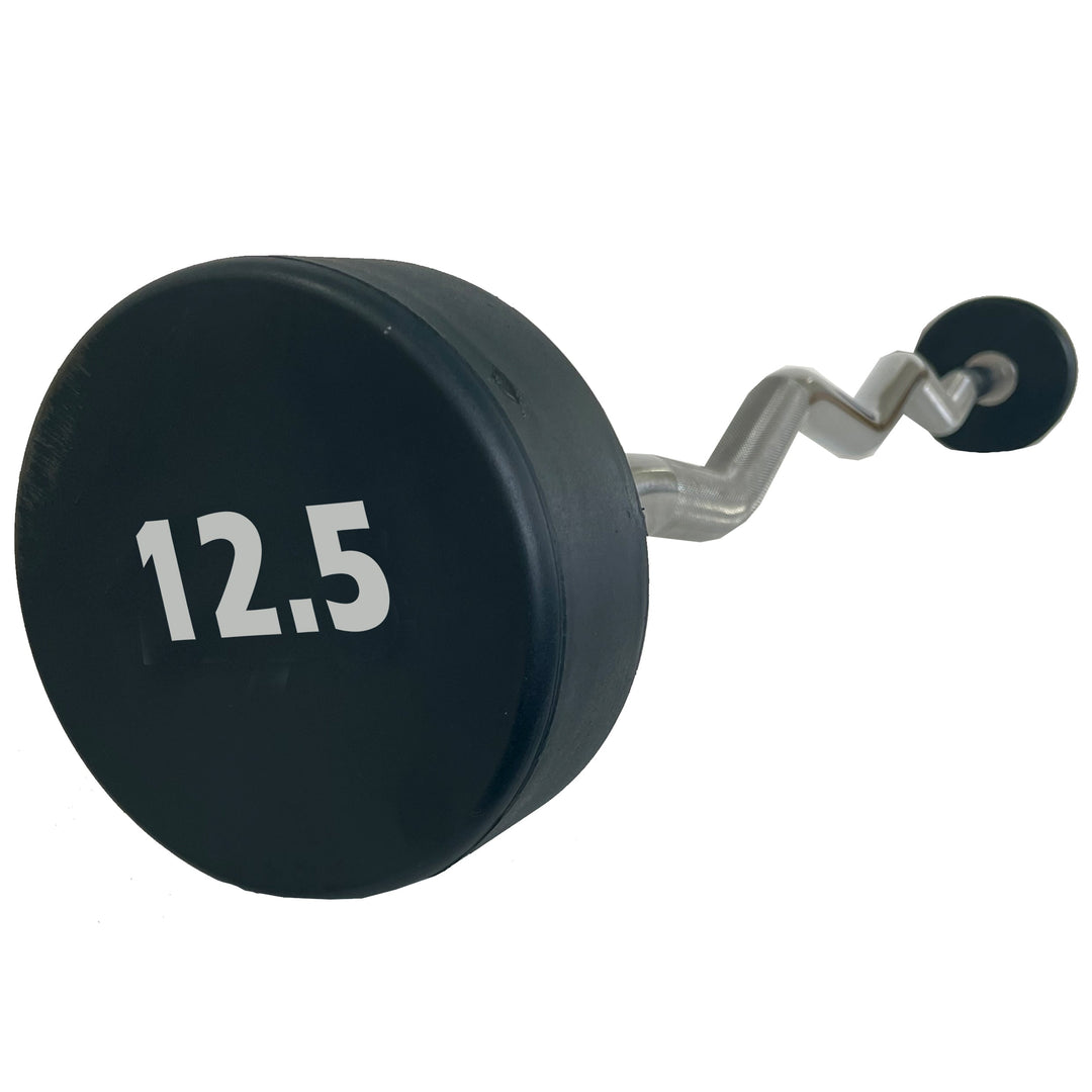 12.5kg Urethane EZ Curl Barbell