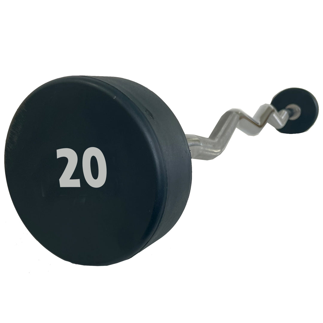 20kg Urethane EZ Curl Barbell