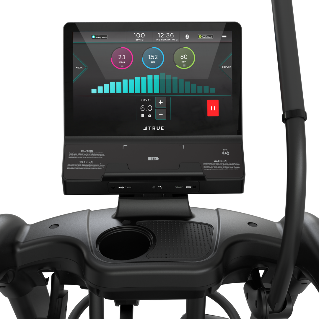 True Fitness Gravity Elliptical with Unite 16 Console