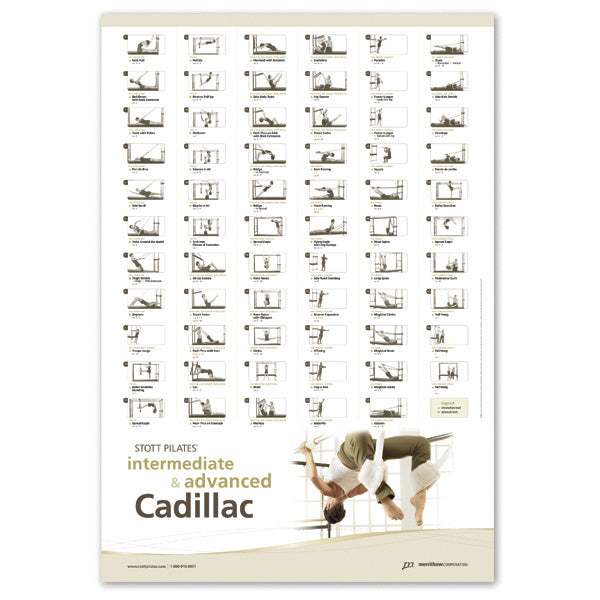 Stott Pilates Complete Stability Chair Wall Chart